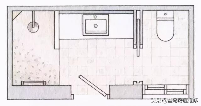 卫生间排水管分布技巧，卫生间排水管分布技巧图（卫生间淋浴区靠窗还是靠墙）