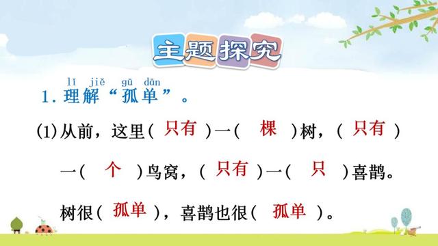 乐的偏旁，部编版一年级下册语文第6课《树和喜鹊》知识点+图文讲解