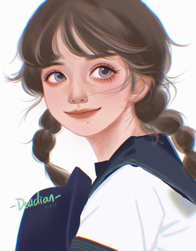 头像女高清图片大全，女生头像高清女头优质女头像微信（爆好看的手绘女生头像）