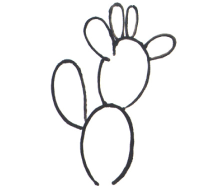 画仙人掌注意什么，画仙人掌步骤（仙人掌、牵牛花的基础画法）