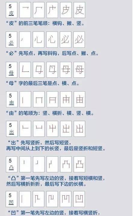 竖心旁的笔顺是什么，老师怒了：这些汉字笔顺
