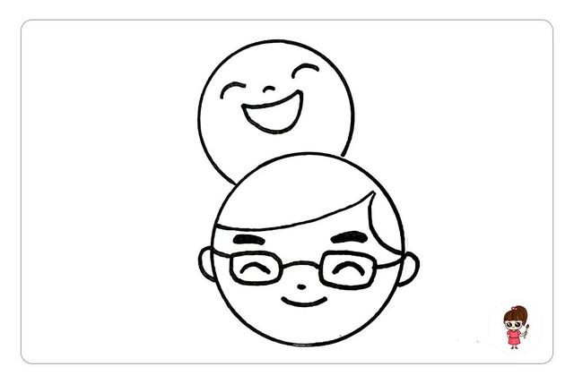 小男孩简笔画，小男孩简笔画帅气（父亲节简笔画）