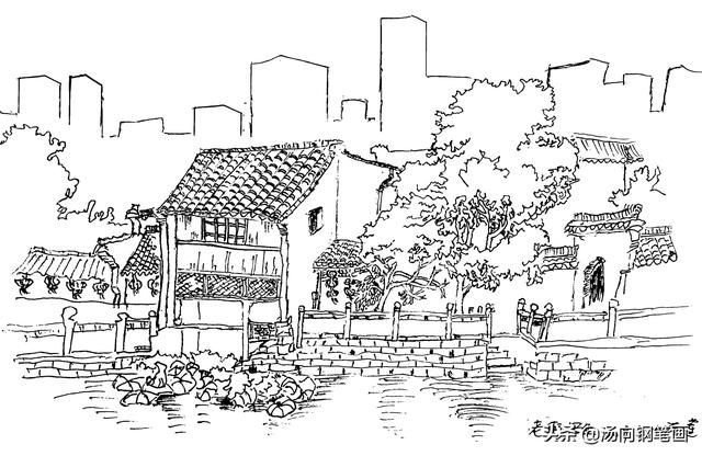 如何画钢笔简笔画，钢笔怎么画简笔画简单又漂亮（零基础真的可以学钢笔画）