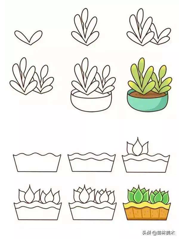 植物简笔画如何画,植物简笔画如何画图片(还能教孩子认植物) 植物简笔画如何画,植物简笔画如何画图片(还能教孩子认植物)