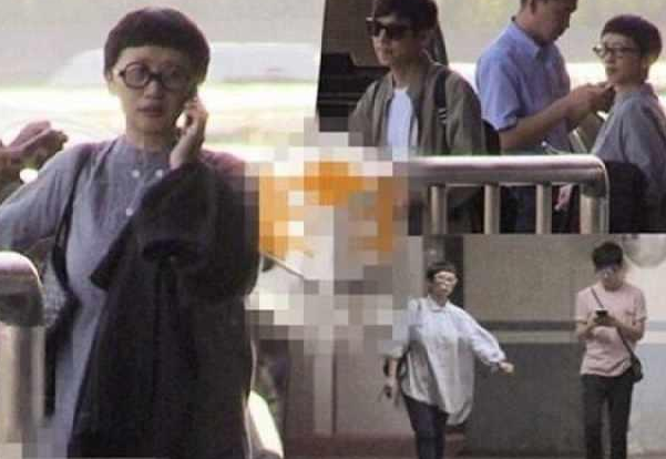 何炅隐婚妻子王菁疑曝光？两人穿情侣装深夜会友，同回住所显亲密