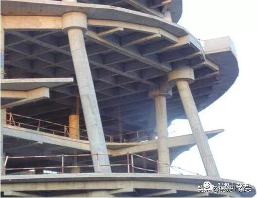 斜圆柱是圆柱吗为什么，大角度混凝土斜圆柱施工技术