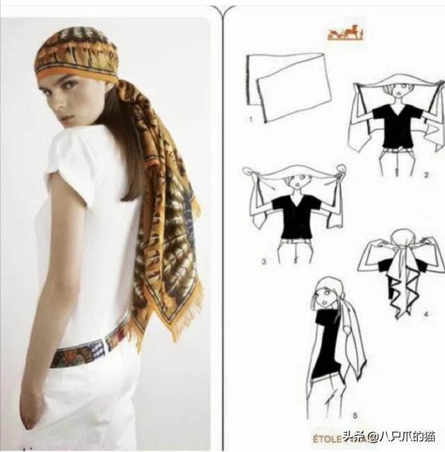 头巾怎么绑，陕西头巾怎么绑（高级女人都爱戴的“赫本味”）