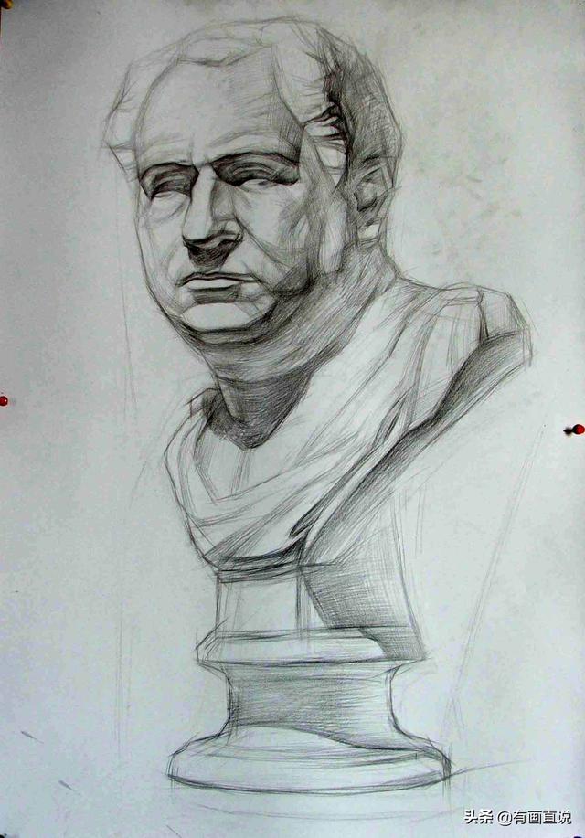 橡皮头，微信头像，橡皮头（分享结构素描高清临摹素材60张）