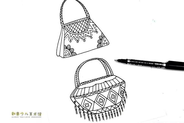 母亲节送给妈妈的画怎么画，怎样画一幅母亲节送给妈妈的画（送给妈妈的包包）