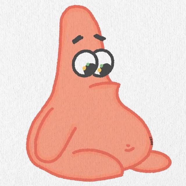 海绵宝宝派大星图片，海绵宝宝❤派大星，微信头像（派大星系列）