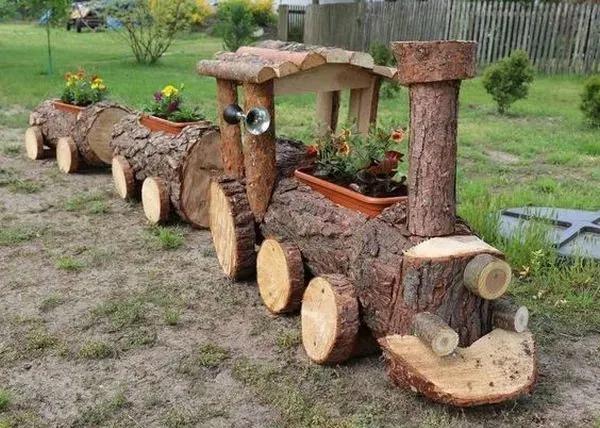 20个庭院树桩(树干)创意景观改造,超酷