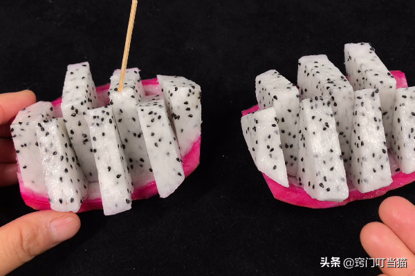 怎么切火龙果简单又好看，怎么切火龙果简单又好看视频（用这2招切火龙果）