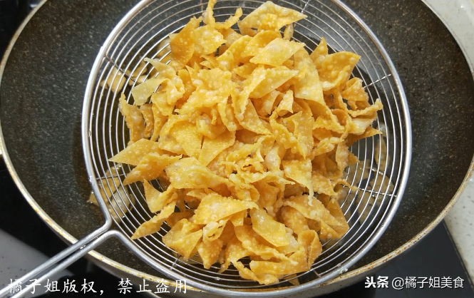 圖片[5]-【油炸餛飩皮】做法步驟圖  鮮香美味吃不夠-起舞食譜網