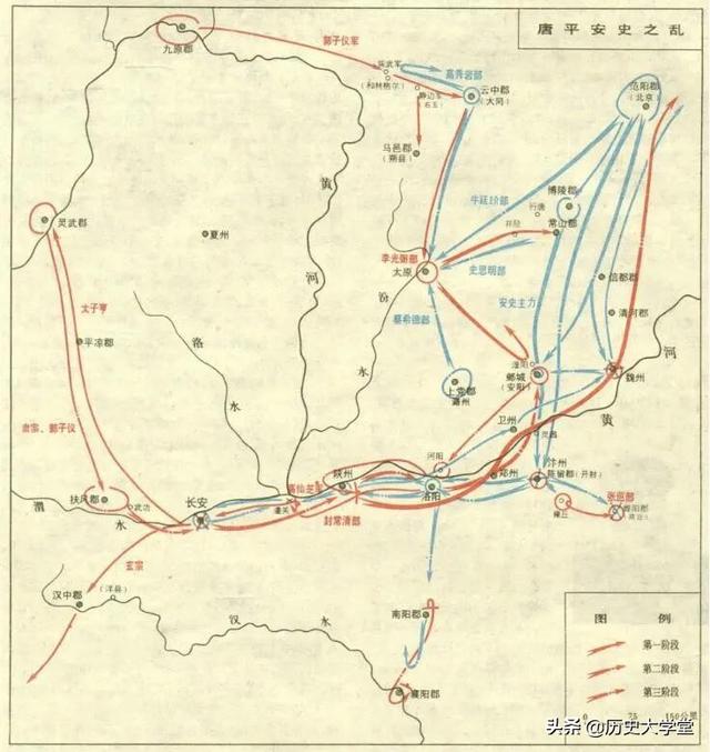 唐末藩镇割据图，唐代藩镇为什么会割据（唐朝用一个半世纪都无法根除藩镇割据）