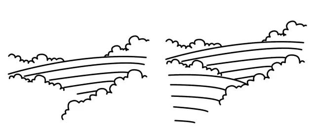  怎样画沙漠简笔画图片，简笔画︱简笔画风景大全 