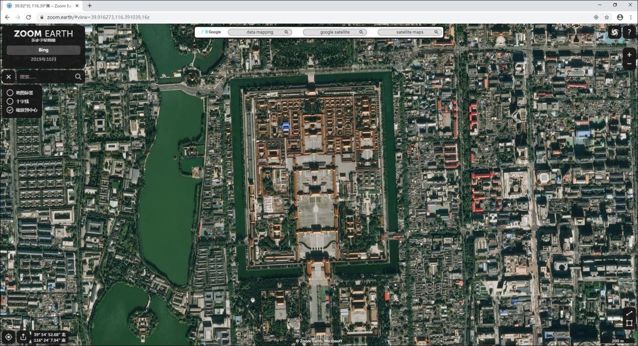 卫星地图实时画面动态全景，能看清房子的实景地图