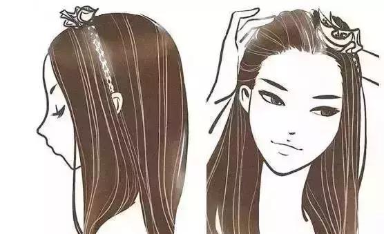 取代发箍的美丽盘发，简易盘头发的方法图解（无需发饰修饰一样很吸睛）