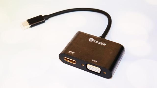 biaze投屏神器怎么用，转换小精灵毕亚兹Type-C转HDMI、VGA工作追剧两不误