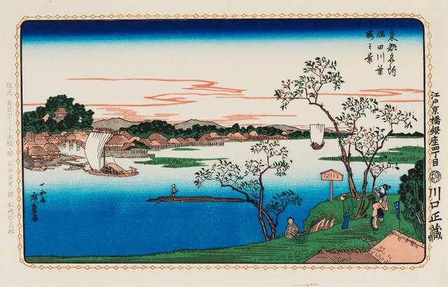 唐崎夜雨  优质手绘简约女头 画师，微信头像，唐崎夜雨  优质手绘简约女头 画师：AluZoe（浮华世代——日本浮世绘专场网络文物拍卖会）