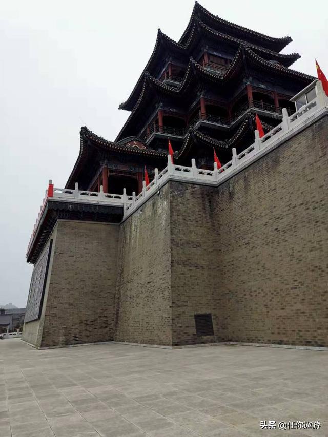 渭南清渭楼风光，秦故都清渭楼曾经有过辉煌