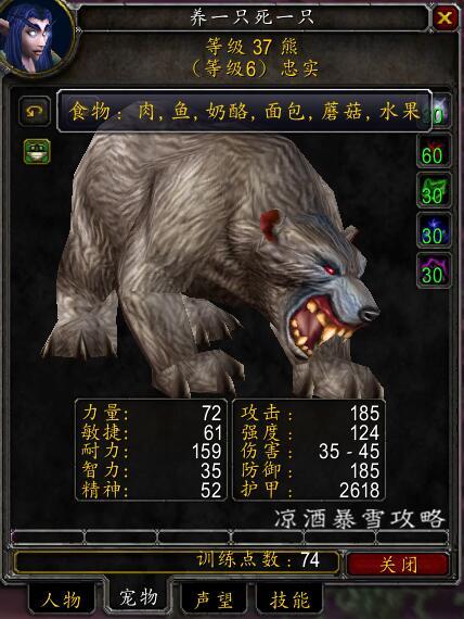 60年代猎人宠物排名，60年代猎人练级天赋加点（猎人宠物的基础知识）