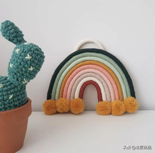 手工编织挂毯，挂毯编织教程（做一款彩虹挂毯）