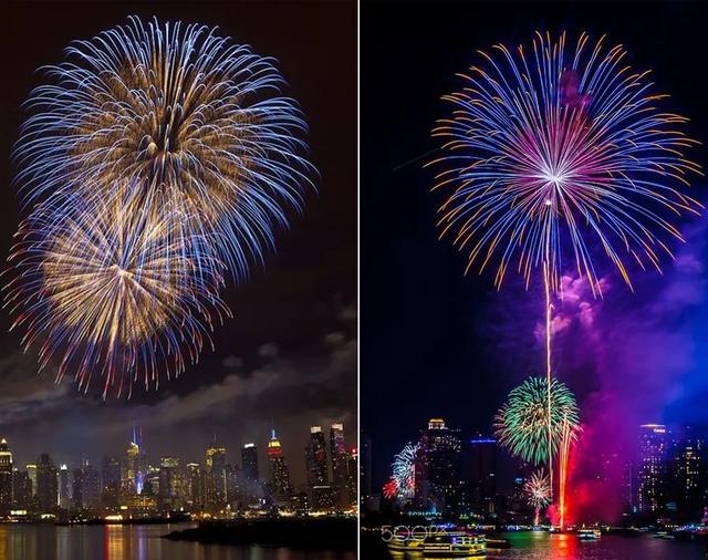 迎国庆绘画作品图片，迎国庆绘画作品图片大全（献给祖国的祝福绚丽多彩的烟花）