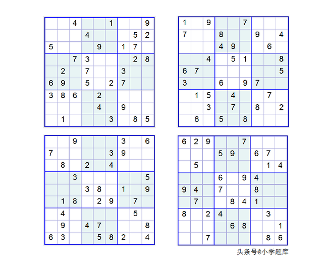 数独的入门解题方法，九宫数独练习和方法