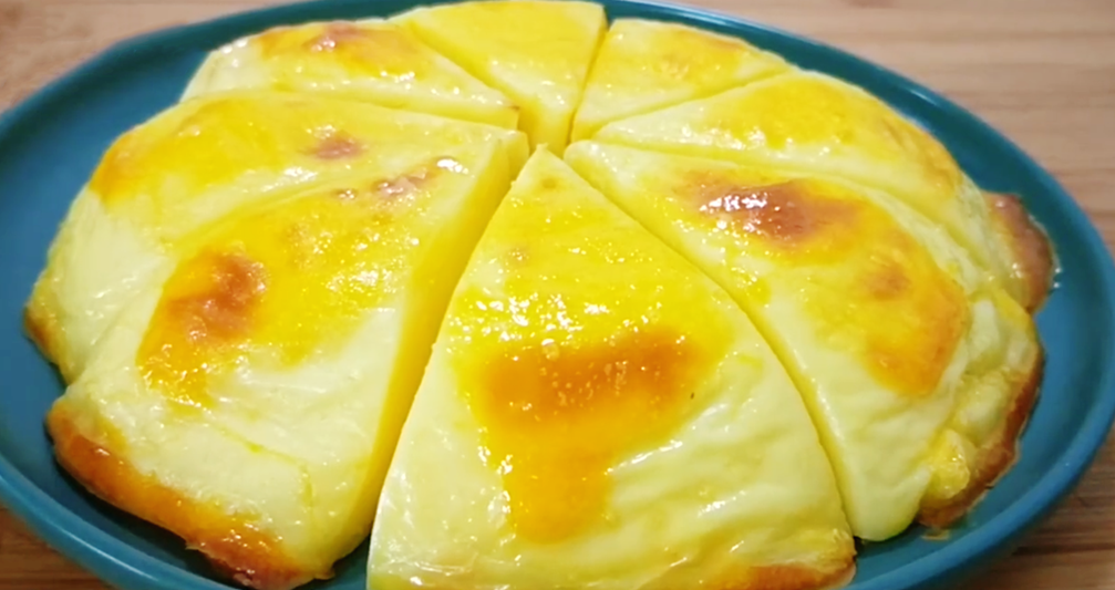 【烤牛奶鸡蛋糕】做法步骤图 加2个鸡蛋 外焦里嫩孩子爱吃-起舞食谱网