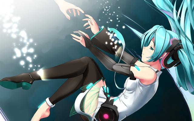 甜美少女初音未来，初音未来糖果少女（分享一组甜美少女初音未来壁纸图片）