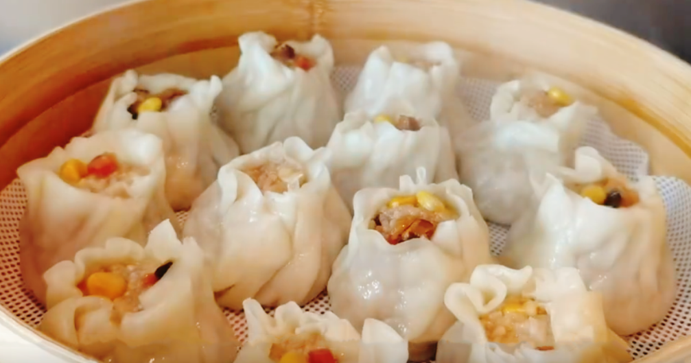 图片[7]-【香菇玉米烧麦】做法步骤图 加2元饺子皮 一口一个比肉还香-起舞食谱网