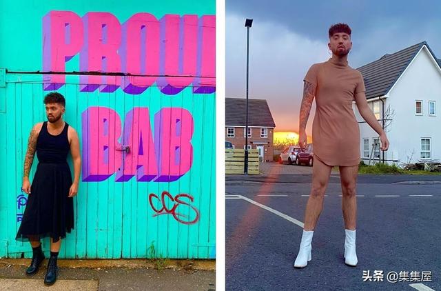 男人穿的裙子叫什么，汉服男装下面像裙子的叫什么（大胆的英国男子以裙装出现在街头）