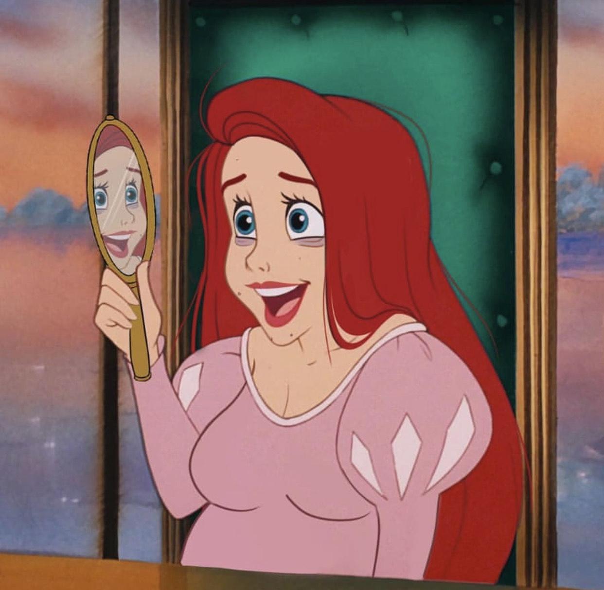 公主的头像小美人鱼图片