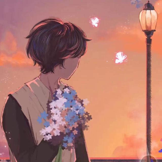 动漫情头画师：E.Pcat，画师头像动漫微信（一些超美的动漫情侣头像）