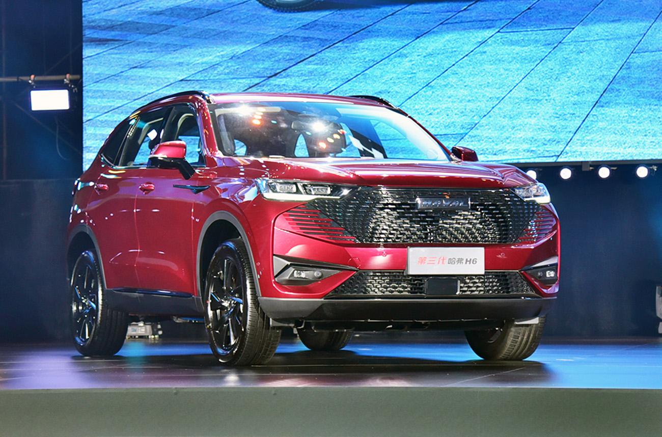 新一代h6哈弗换装新前脸搭载两种动力137万起