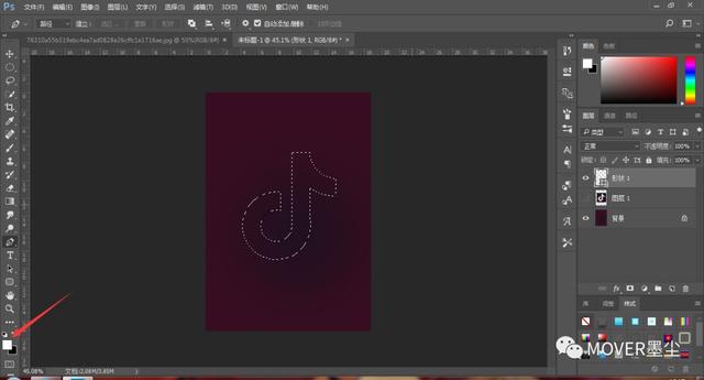 抖音logo制作教程，抖音logo怎么制作（PS教程，别再熬夜刷抖音了）