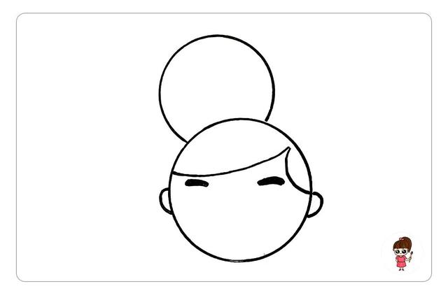 小男孩简笔画，小男孩简笔画帅气（父亲节简笔画）