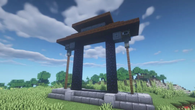 我的世界传送门，我的世界咋做传送门（这样帅气的传送门才符合高玩的身份）