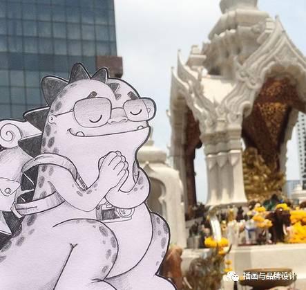 小恐龙怎么画，恐龙怎么画简单又好看（创意手绘丨他画出一只很有戏的小恐龙）