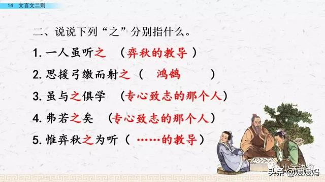 为是其智弗若与曰非然也的意思，为是其智弗若与曰非然也的意思是（六年级下册语文第14课《文言文二则》图文详解及同步练习）