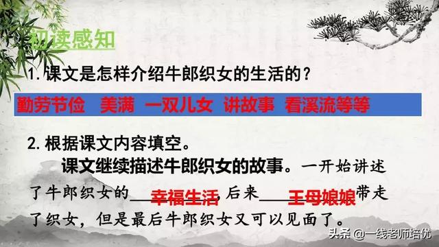珊组词和拼音，部编五年级上册10课《牛郎织女