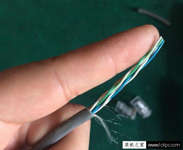 网线水晶头接线顺序图，网线水晶头接法顺序口诀（电脑网线水晶头接法图解教程）