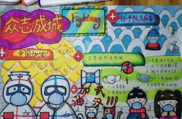 关于新型冠状病毒的手抄报，有关新型冠状病毒的手抄报怎么画（2020新型冠状病毒手抄报素材大全）