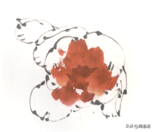 牡丹花头的画法对照表，写意牡丹花头的各种画法