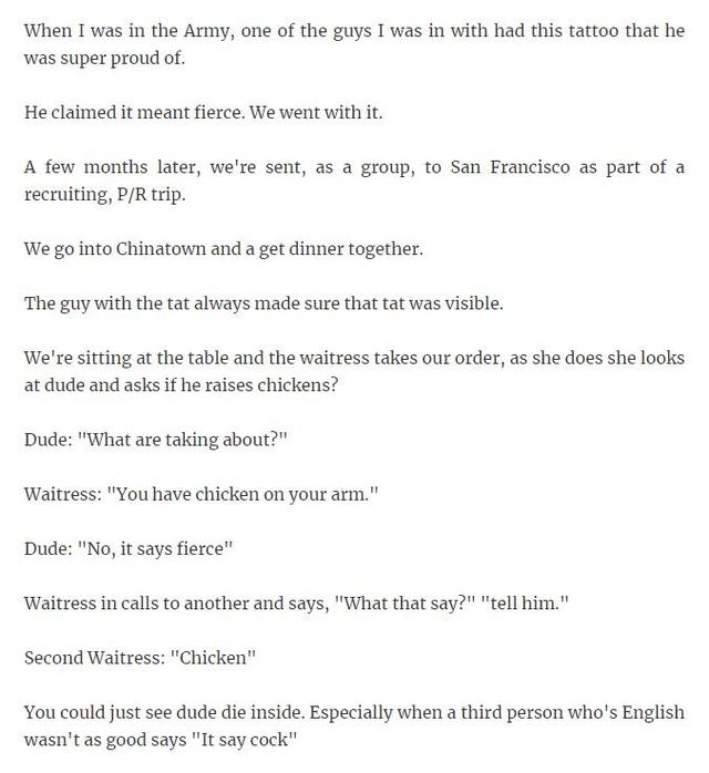 打飞机是什么意思，帮男票打飞的技巧（其实纹了个“辣”外国人纹汉字）