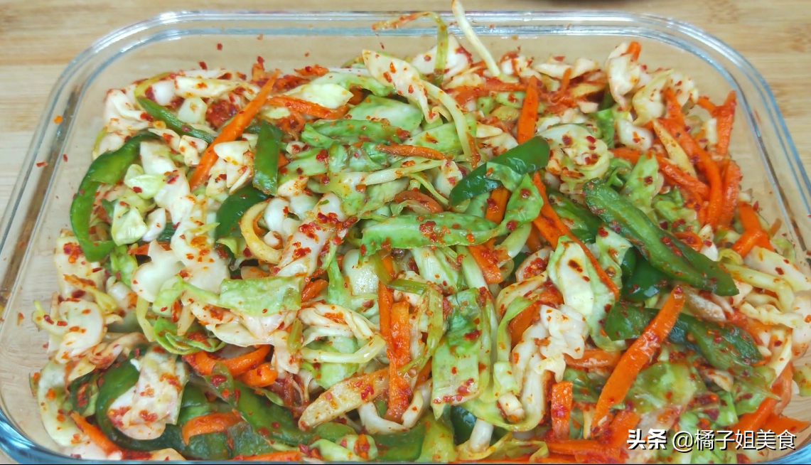 图片[7]-【凉拌包菜】做法步骤图 营养美味 脆爽可口 随吃随取 懒人必备-起舞食谱网