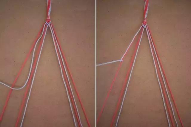 手链编织，手链编织教程 红绳 简单易学（毛线手链编织教程，一定要学会）