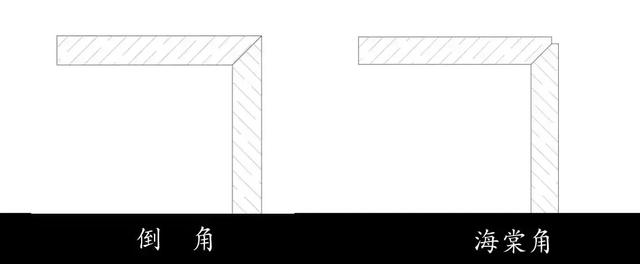 海棠角和倒角是一回事吗 墙砖阳角海棠角和直角切边的区别,海棠角和
