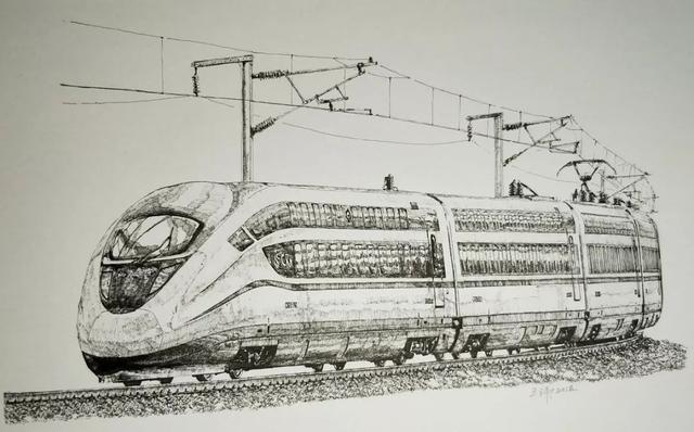 未来的火车怎么画，杭州火车南站最新设计规划（手绘画火车）