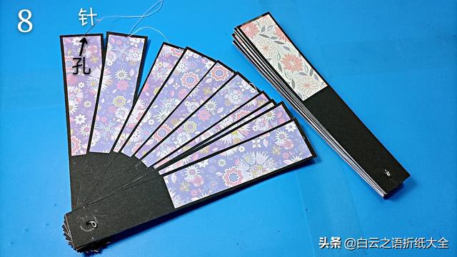 折一把古风扇子，教你如何用纸折古典扇子（炎热的夏天制作一把精致实用的古风扇子）